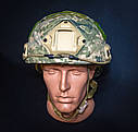 Кавер на каску "безвуху" типу ТОР Д, з корури. піксель, фото 4
