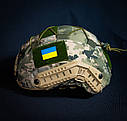 Кавер на каску "безвуху" типу ТОР Д, з корури. піксель, фото 6