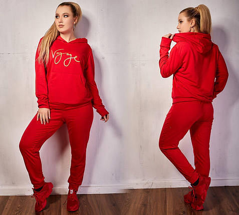 Яскравий жіночий костюм Кофта+Штани, тканина "Трикотаж Двонитка" 42, 44, 50, 52, 54, 56 розмір 42, фото 1