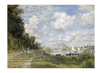 Открытка Claude Monet - The Basin at Argenteuil, 1872