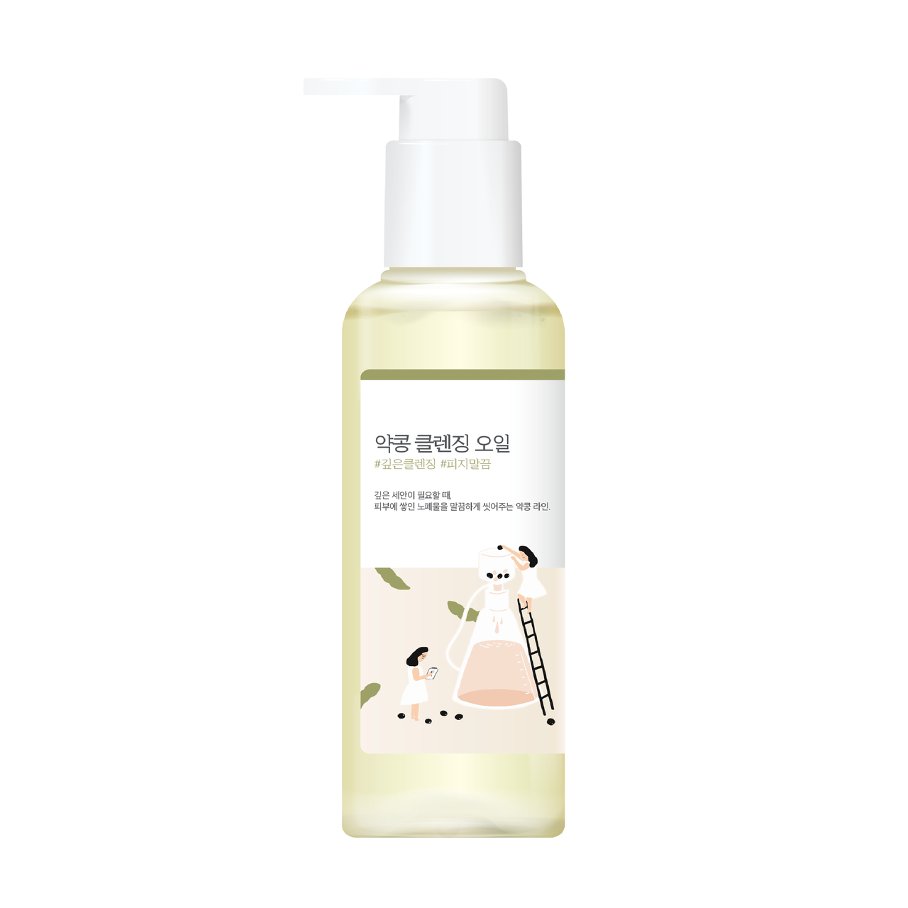 Гідрофільна олія з екстрактом чорних соєвих бобів ROUND LAB Soybean Cleansing Oil