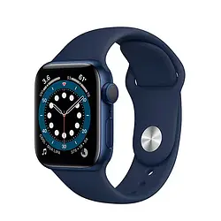 Смарт-годинник Apple Watch Series 6 GPS 40mm Blue Aluminium Case with Deep Navy Sport Band (MG143)