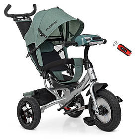 Дитячий триколісний велосипед TURBOTRIKEM 3115HA-17L з батьківською ручкою, Toyman