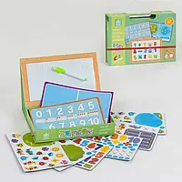 Навчальна гра Математика "Магнітна книга" C 39986 маркер на водній основі, дерев'яна