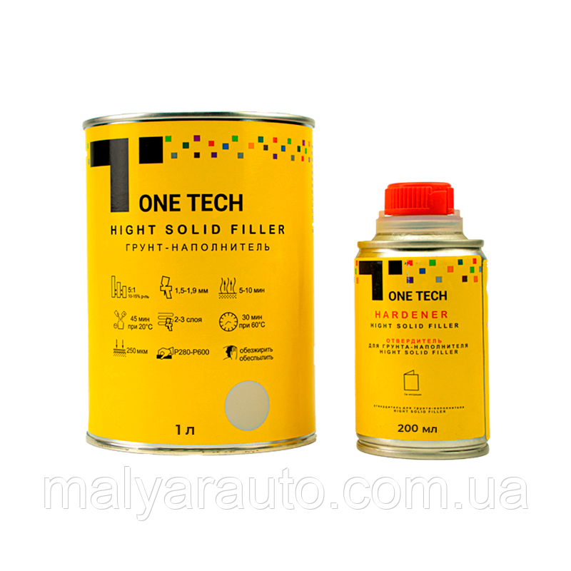Універсальний грунт-наповнювач One Tech High Solid Filler CP 5:1
