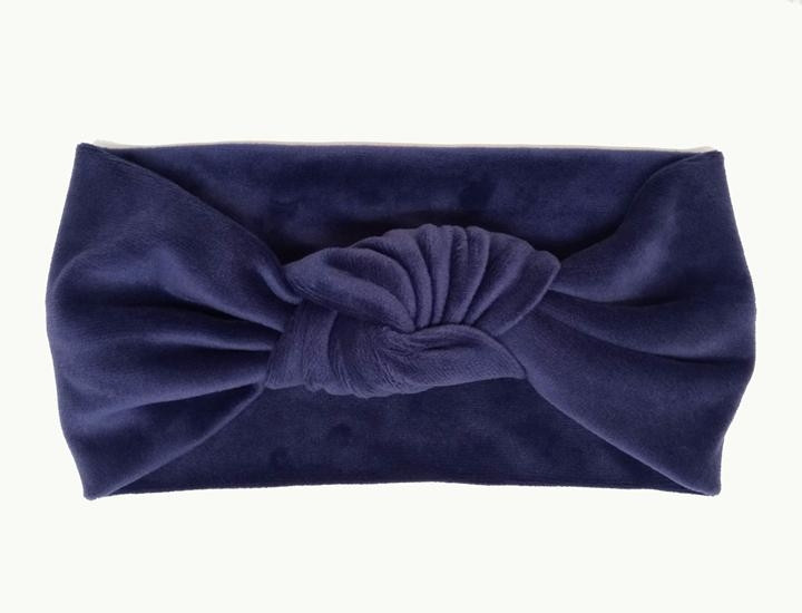 Пов'язка на голову молодіжна синя, фото 1