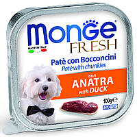 Паштет для собак Monge Dog FRESH Утка 100 г