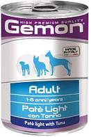 Консерва для собак Gemon Dog Wet Adult Light Тунец 400 г