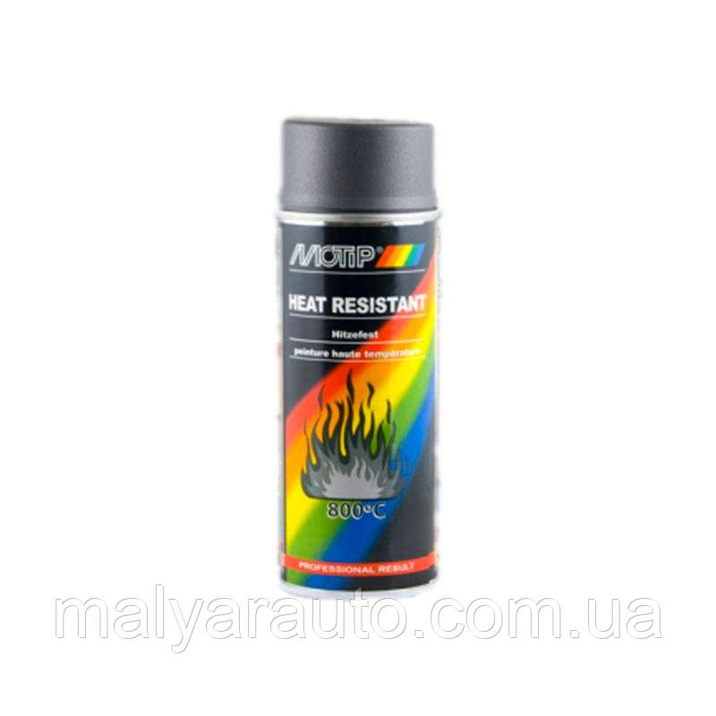 Фарба термостійка Motip (срібло) , в аерозолі (400ml)