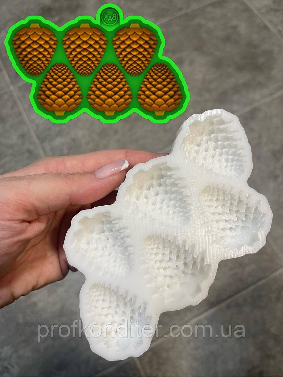 ЕКСКЛЮЗИВ! Силіконовий Молд для шоколаду "Шишки для цукерок №3", фото 1
