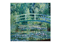 Открытка Claude Monet - Water Lilies and Japanese Bridge, 1899