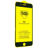 Защитное стекло 9D на iPhone 7/8 Black