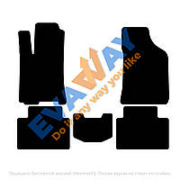 Комплект ковриков EVA с перемычкой в салон Daewoo Sens 2008 + EVA подпятник в подарок