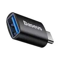 Перехідник Baseus Ingenuity Mini ZJJQ000001 Black OTG Type-C to USB-A 3.1