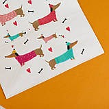 Пакет подарунковий Зимовий 260*150*350 Дитячі подарункові пакети з малюнком "Такси", фото 9