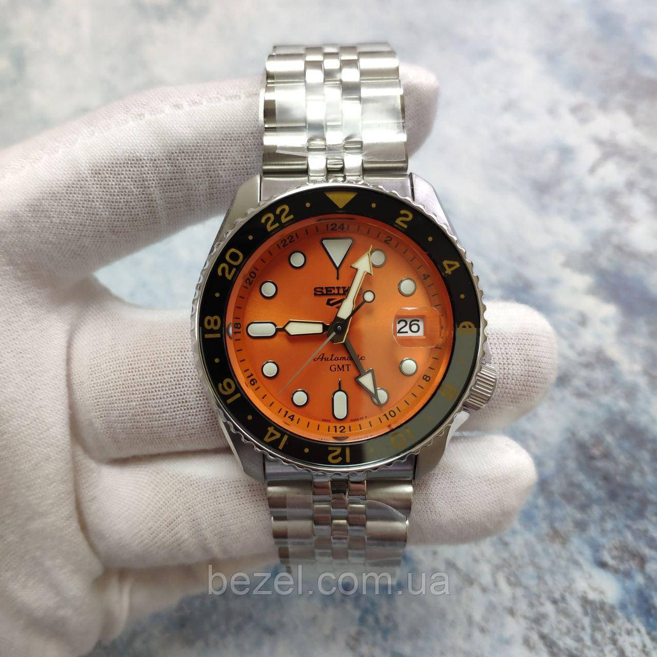 Чоловічий годинник Seiko 5 Sports Style GMT SSK005K1 SSK005