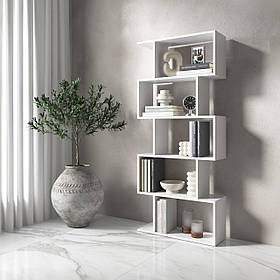 Полиця для книг, стелаж для дому на 5 поличок M-12