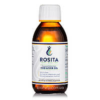 Rosita Extra Virgin Cod Liver Oil (EVCLO)/олія печінки тріски екстракласу Rosita 150 мл.