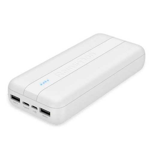 Додаткова батарея Power Bank Reinston EBP028 20000 mAh (Білий) - фото 1 - id-p1716998737