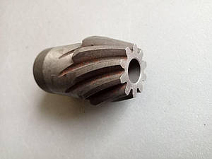 Вал - шестерня конічна косий зуб Z=10