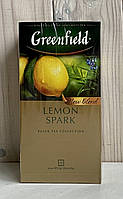 Чорний чай GREENFIELD Lemon Spark (з Лимоном) 25 пакетів