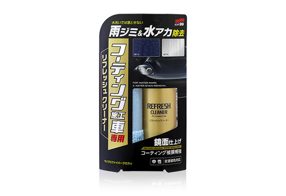 Soft99 Refresh Cleaner For Coated Cars - Очищувач складних забруднень для покритих автомобілів, 180 мл