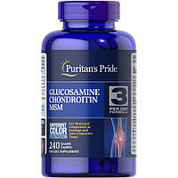 Препарат для суставов и связок Puritan's Pride Chondroitin Glucosamine MSM 3 Per Day Formula, 240 каплет