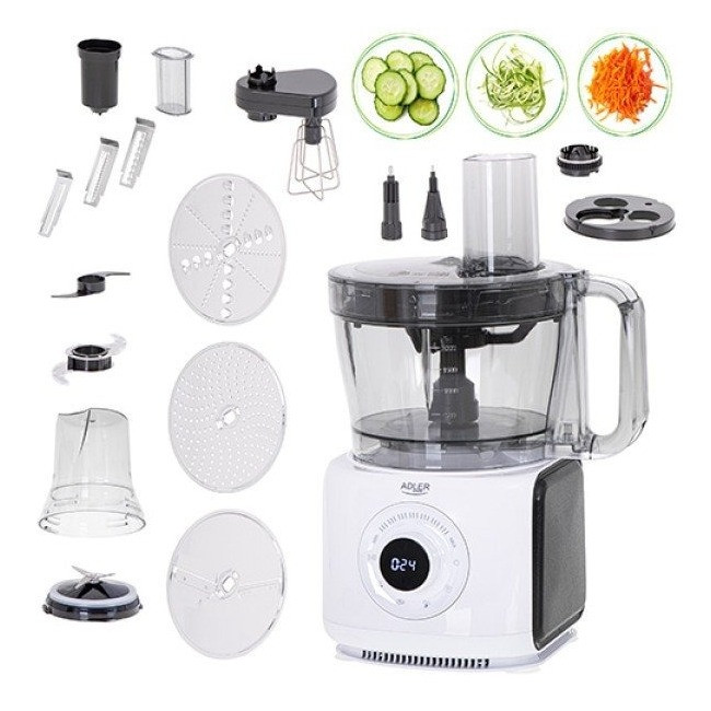 Кухонний комбайн для нарізки овочів 12 в 1 Adler AD 4224 (Niz13900)