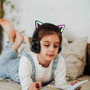 Навушники Bluetooth ONIKUMA Gaming CAT B90 Gaming CAT B90 з підсвічуванням, Black (N019330), фото 3