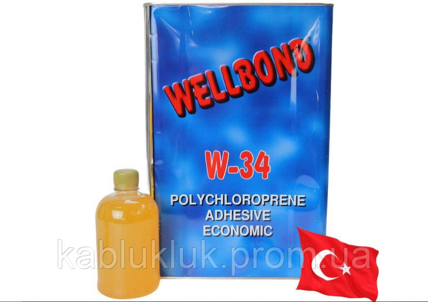 Клей наирит  для шкіри Welbond W34 0,5 л універсальний полихлоропреновый