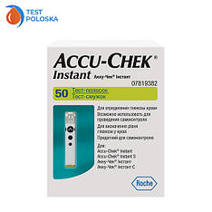Тест-смужки Акку Чек Інстант (Accu Check Instant) 1 упаковка