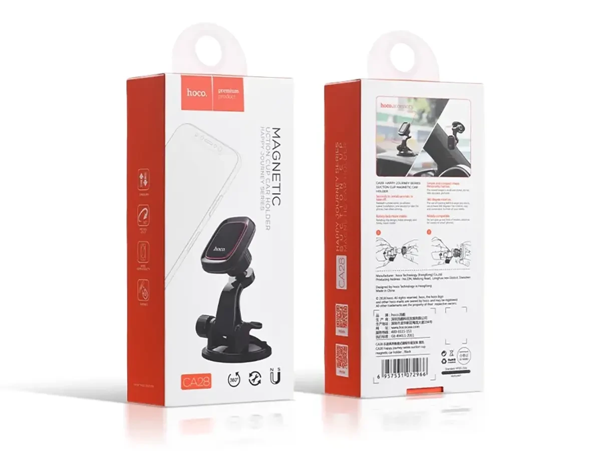 Кріплення для телефону mobile holder магніт Hoco CA28 (уп. 9шт) 90шт 7377, фото 1