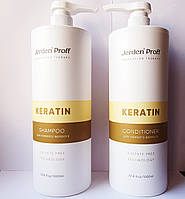 Безсульфатный шампунь и кондиционер (Набор)  с кератином   Jerden Proff Keratin 2000 мл