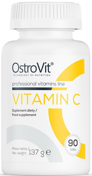Витамины OstroVit - Vitamin C 1000 мг (90 таблеток) - фото 1 - id-p565678597