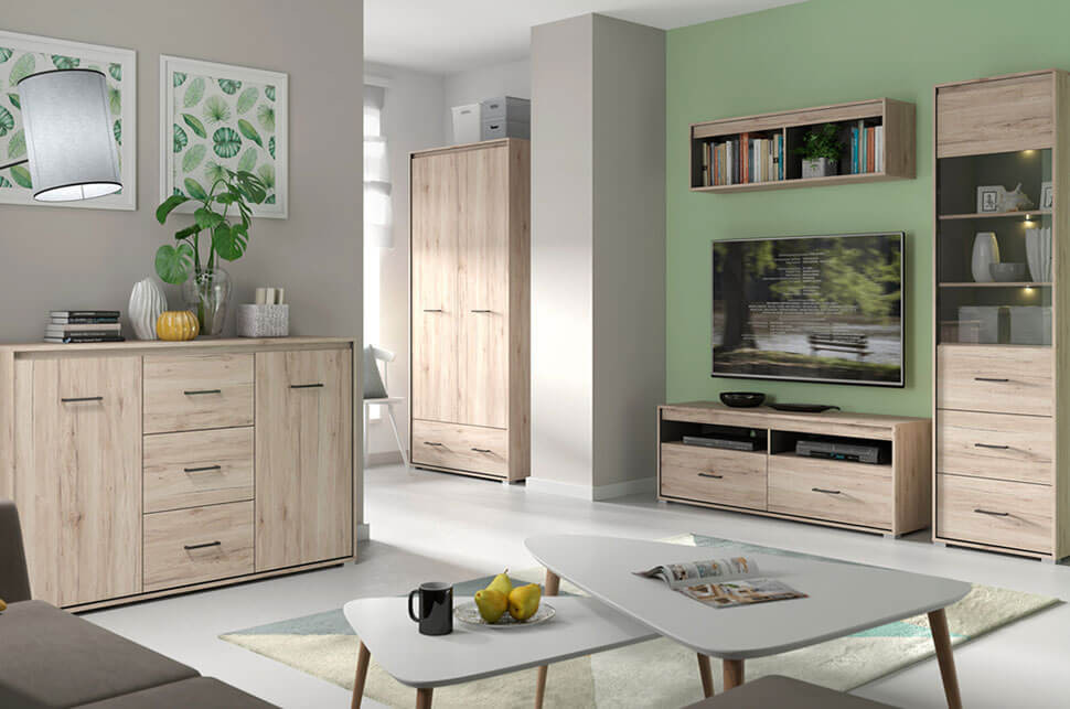 Вітальня Ronse Загартоване скло, система безшумного закриття, є, сірий вольфрам, фото 1