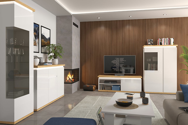 Вітальня Laval ДСП ламінована, система безшумного закриття, є, дуб Артезіан, фото 1