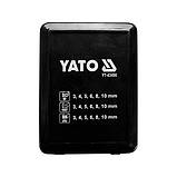 Набір свердл по металу/дереву/бетону (Ø= 3-10 мм) 18 шт. Yato YT-43490 (Польща), фото 2