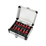 Фрези з шпинделем Ø 6 мм (Ø= 6-32 мм) 12 шт. Yato YT-68006 (Польща), фото 2