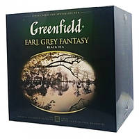 Чай "Greenfield" Earl Grey 120 пакетів, картонна упаковка