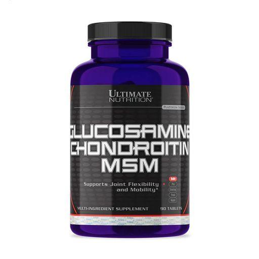 Хондропротектори Ultimate Nutrition Glucosamine & CHONDROITIN, MSM - 90 таб