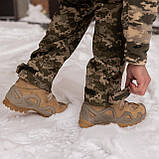 Тактичні зимові штани 4 кишені на флісі Grifon піксель, фото 8