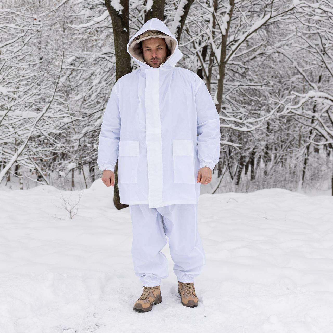 Маскувальний зимовий костюм Білий, фото 1