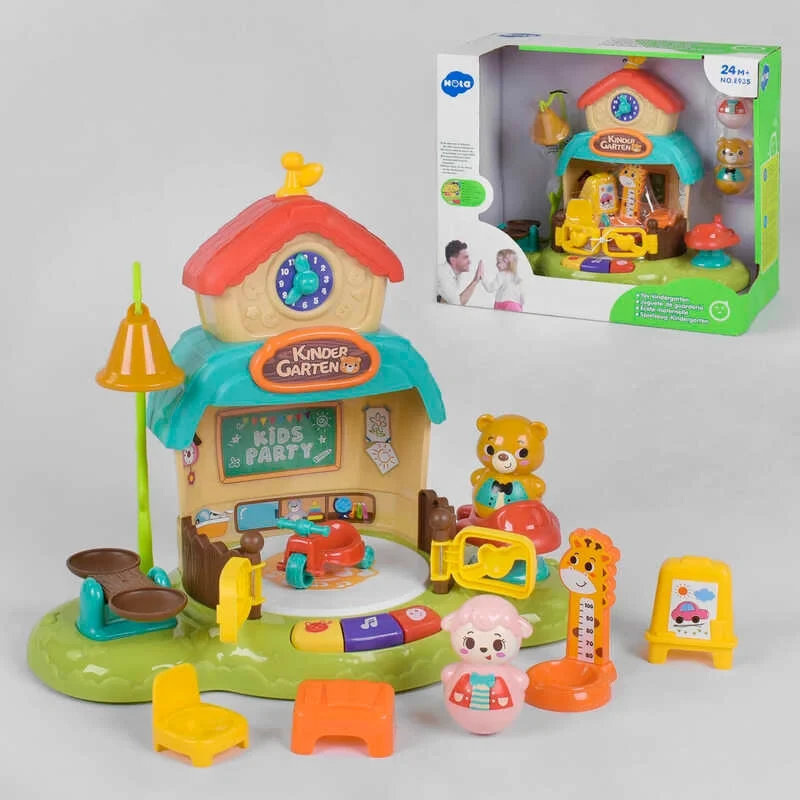 Дитячий музичний будиночок «Дитячий сад» Е 935, мелодії, звуки, підсвітка, фото 1