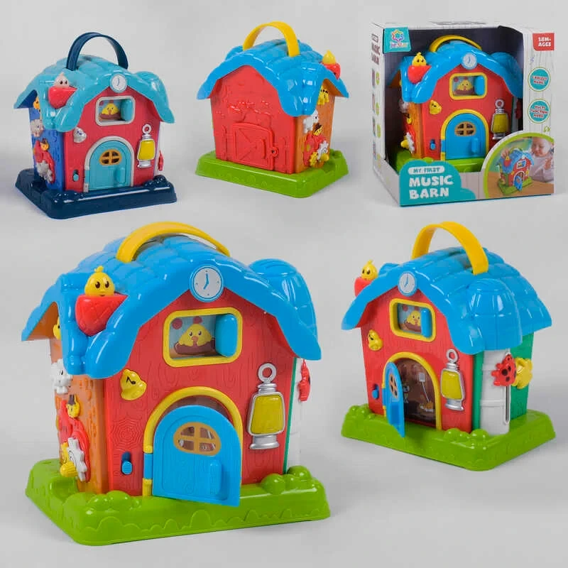 Будиночок музичний дитячий, 25848 E, 2 різновиди, світло, звуки, англійська озвуч, фото 1