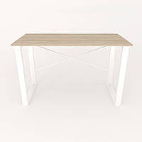 Письменный стол Ferrum-decor Драйв 750x1000x700 Белый металл ДСП Дуб Сонома 16 мм (DRA081) z15-2024