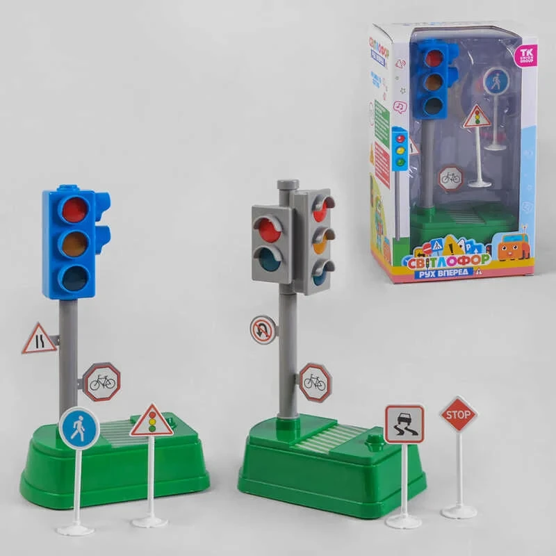 Світлофор 38950, УКРАЇНСЬКЕ ОЗУЧУВАННЯ, "Рух вперед", 2 кольори, звукові та світлові ефекти, фото 1