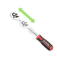 Рукоятка STORM, 1/4", 72 зуба, Cr-V INTERTOOL ET-8004