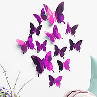 Бабочки для декора помещений, Наклейки бабочки для декора помещений, Декоративные бабочки на стену
