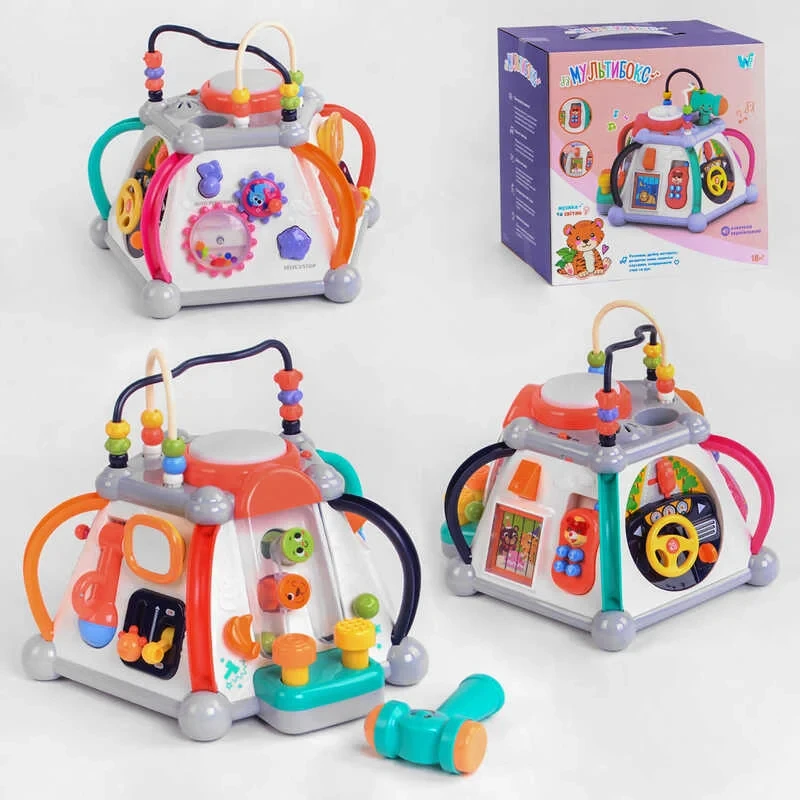 Музичний центр 12892 , "WToys" УКРАЇНСЬКЕ ОЗУЧУВАННЯ, світло, звук, фото 1