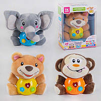 М'яка брязкальце 98185, Українське озвучування, 3 види, світлові та звукові ефекти